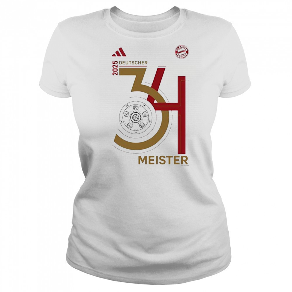 FC Bayern Munich 34 Deutscher Meister 2025 Shirt Women's T-shirt