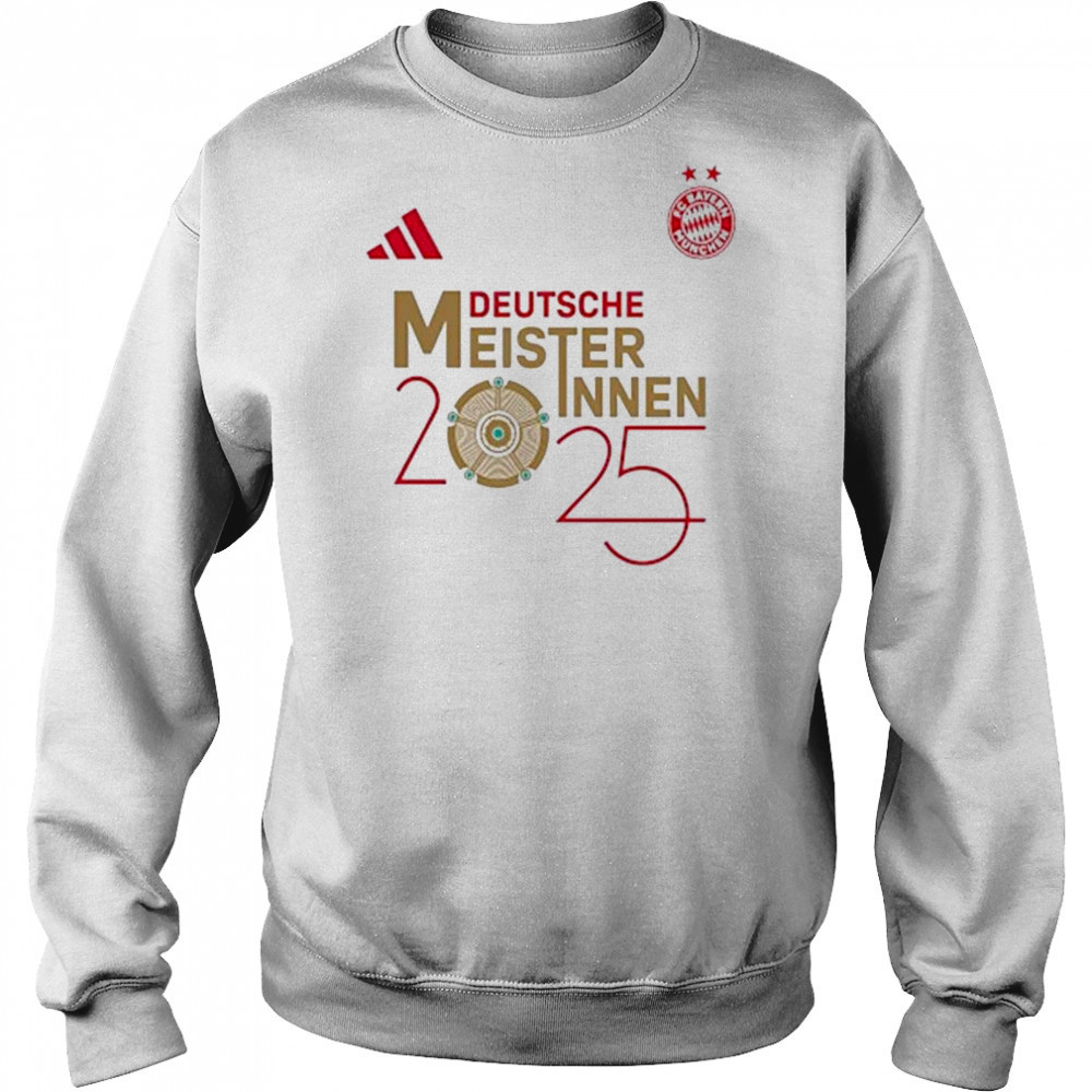 FC Bayern Munich Deutsche Meisterinnen 2025 Shirt Sweatshirt