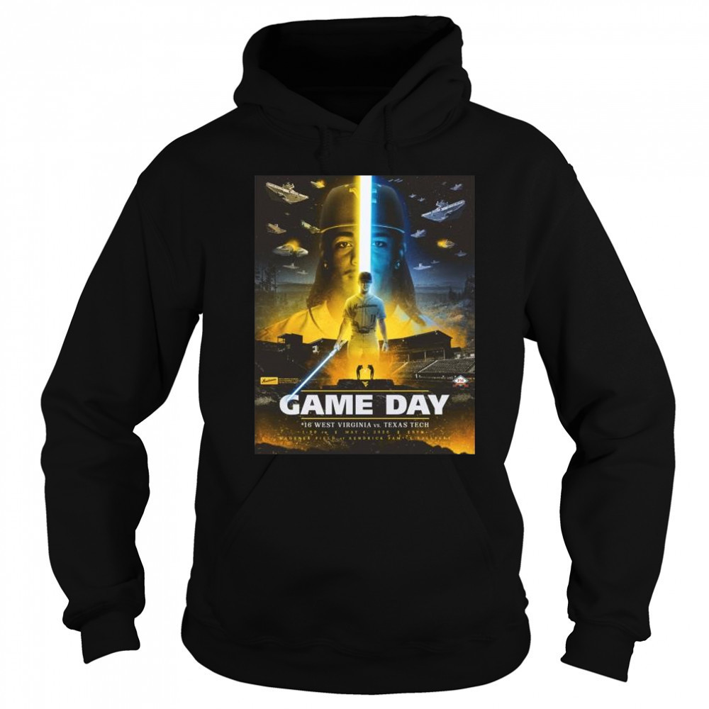 Game Day West Virginia Mountaineers vs Texas Tech Red Raiders May 4 2025 MLB at Kendrick Family Ballpark t-shirt Hoodie