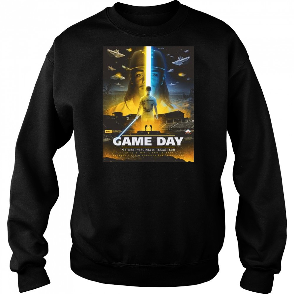 Game Day West Virginia Mountaineers vs Texas Tech Red Raiders May 4 2025 MLB at Kendrick Family Ballpark t-shirt Sweatshirt