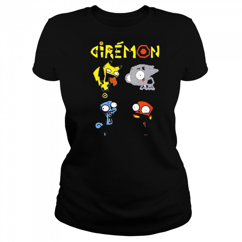 Giremon Pikagir Bulbagir Sgirtle Girmeleon shirt Women's T-shirt