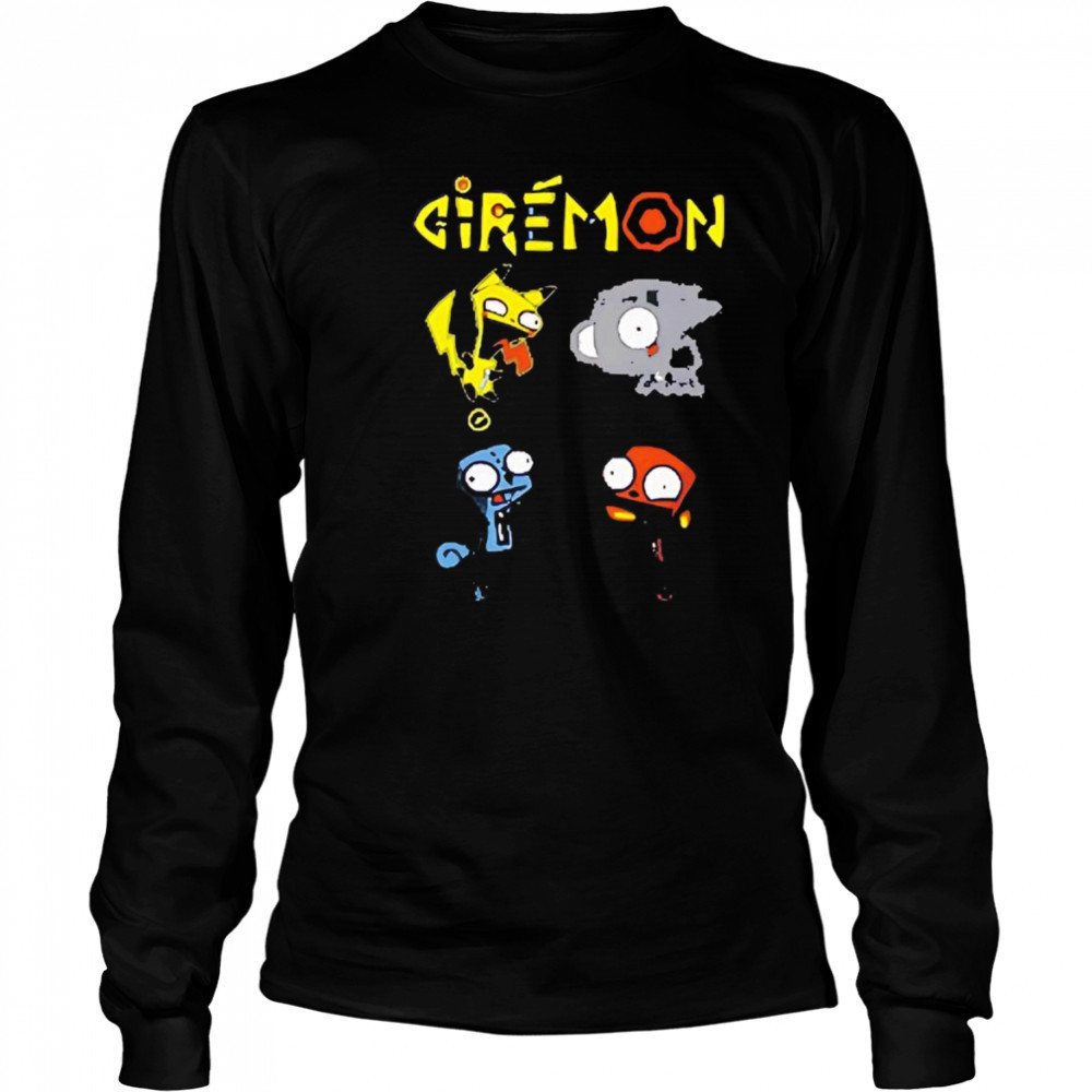 Giremon Pikagir Bulbagir Sgirtle Girmeleon shirt Long Sleeved
