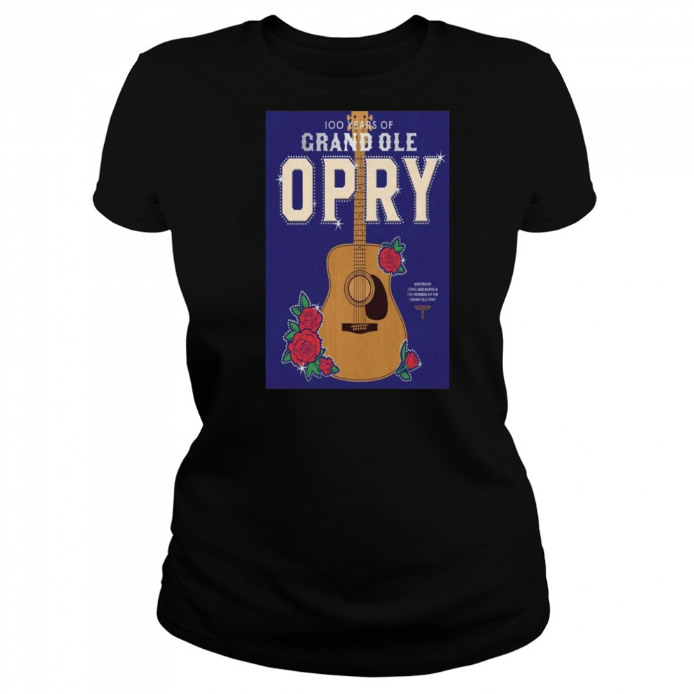 Grand Ole Opry Poster 100 Years of Grand Ole Opry BOOK Shirt Women's T-shirt