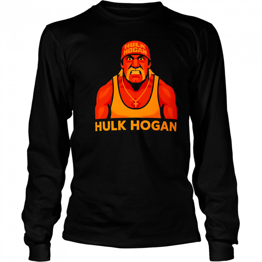 Hulk Hogan bite your teeth shirt Long Sleeved
