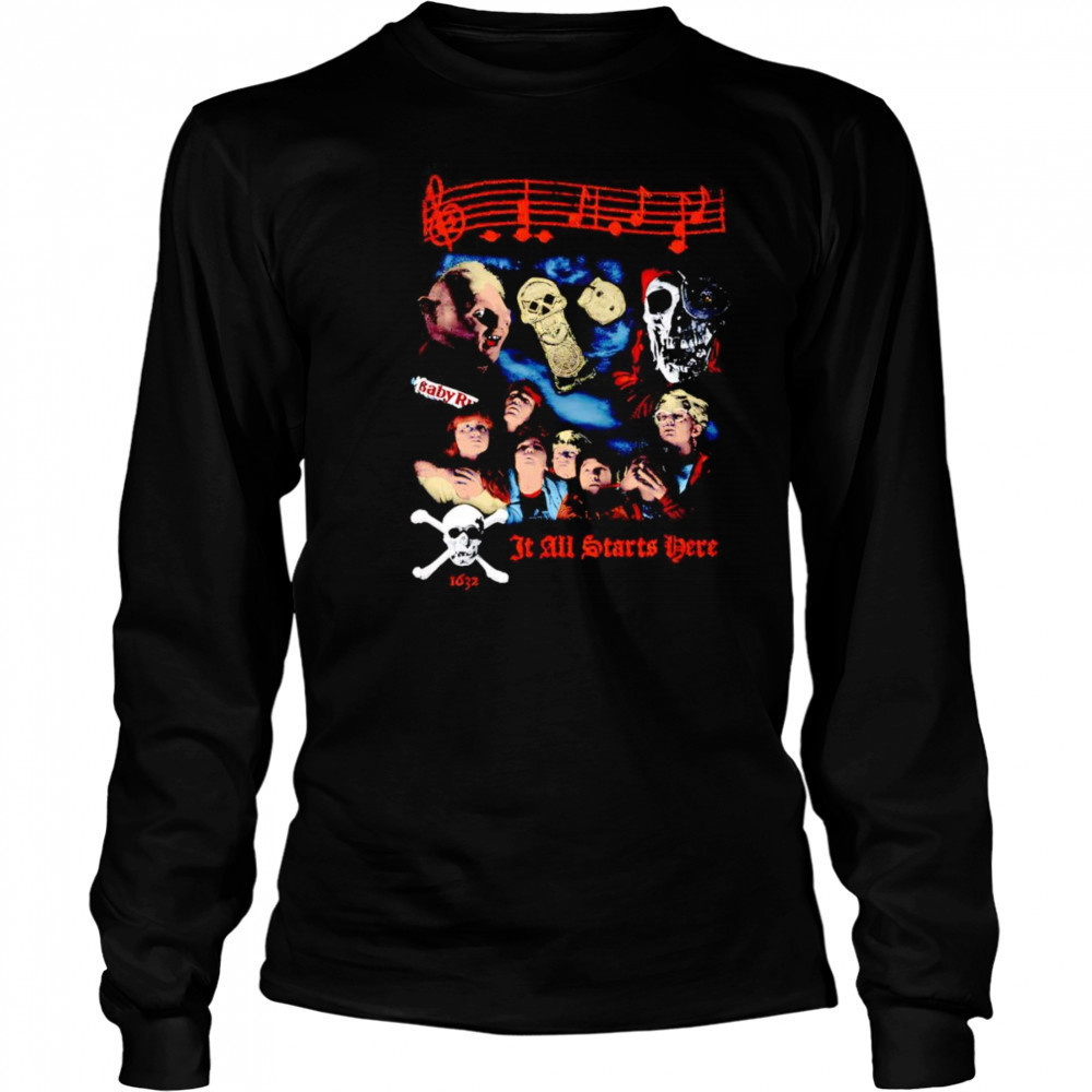 It all starts here shirt Long Sleeved