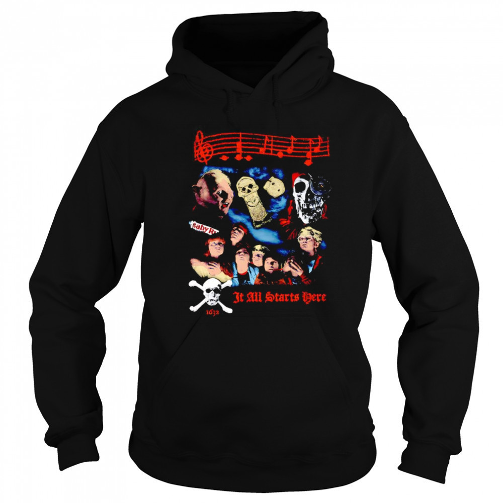 It all starts here shirt Hoodie