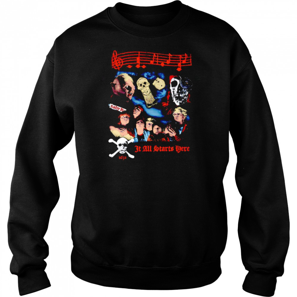 It all starts here shirt Sweatshirt