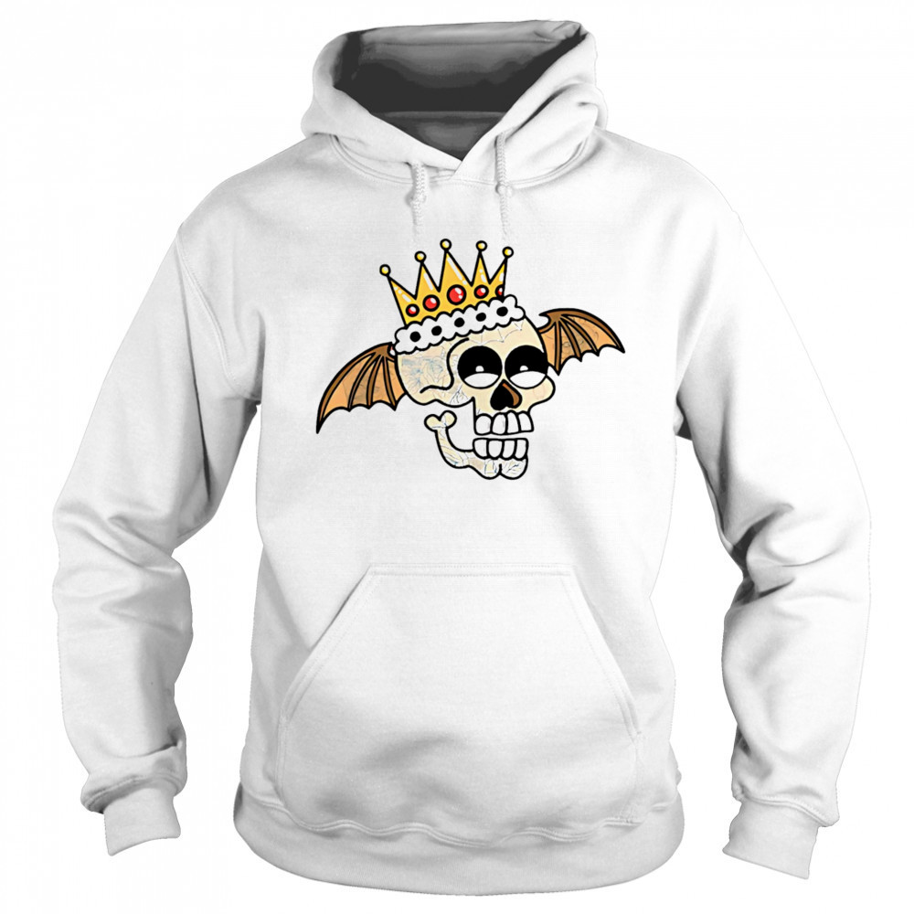 King Skull bat wings shirt Hoodie