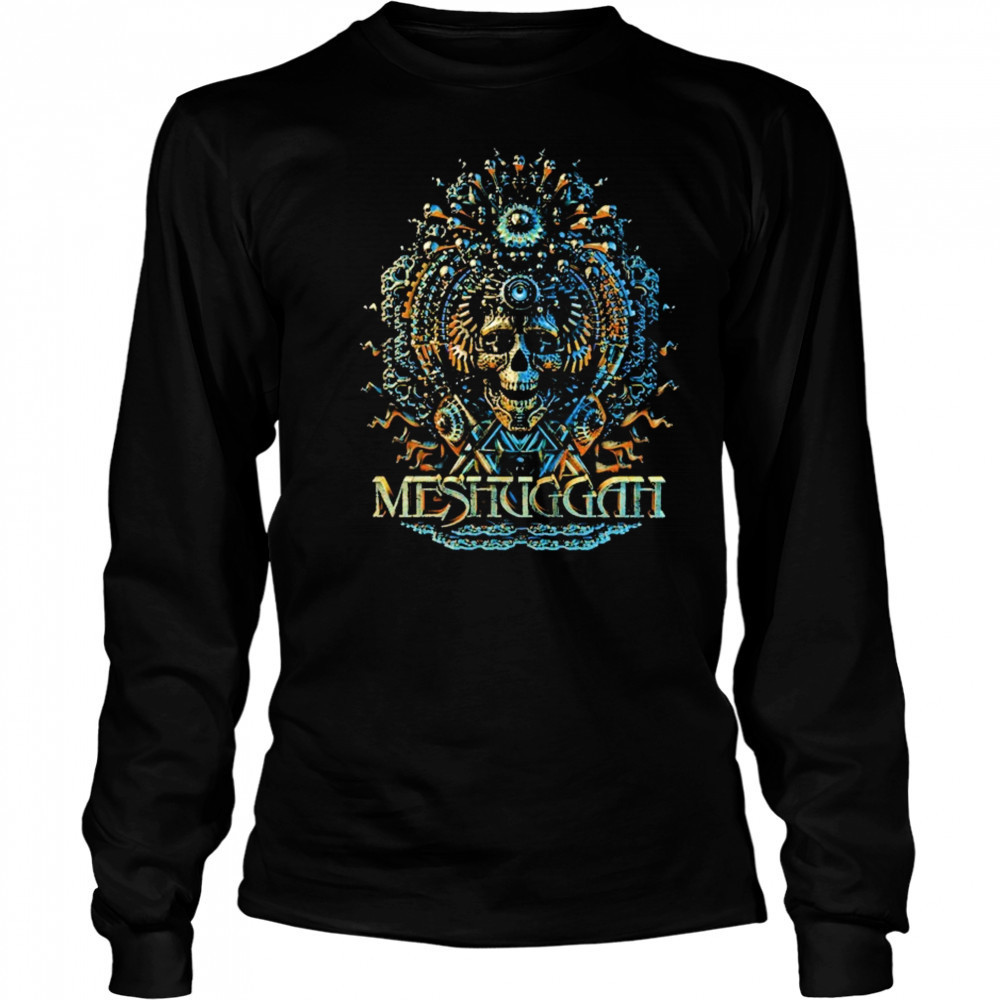 Meshuggah Electric Skull T-shirt Long Sleeved
