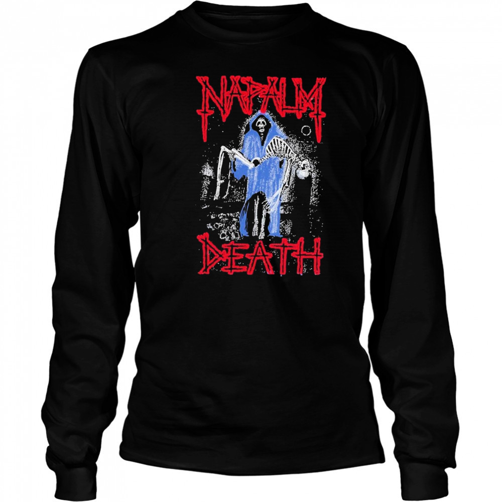 Napalm Death Scum Reaper T-shirt Long Sleeved