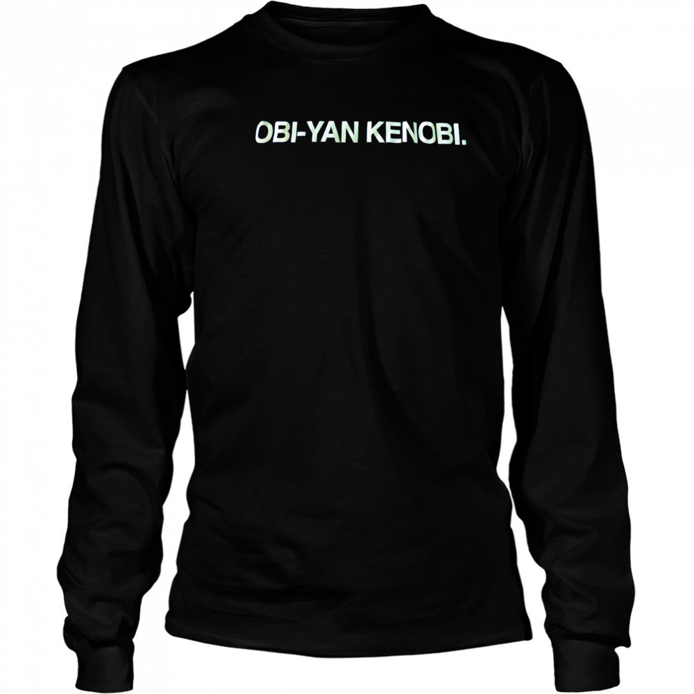 Obi – Yan Kenobi shirt Long Sleeved