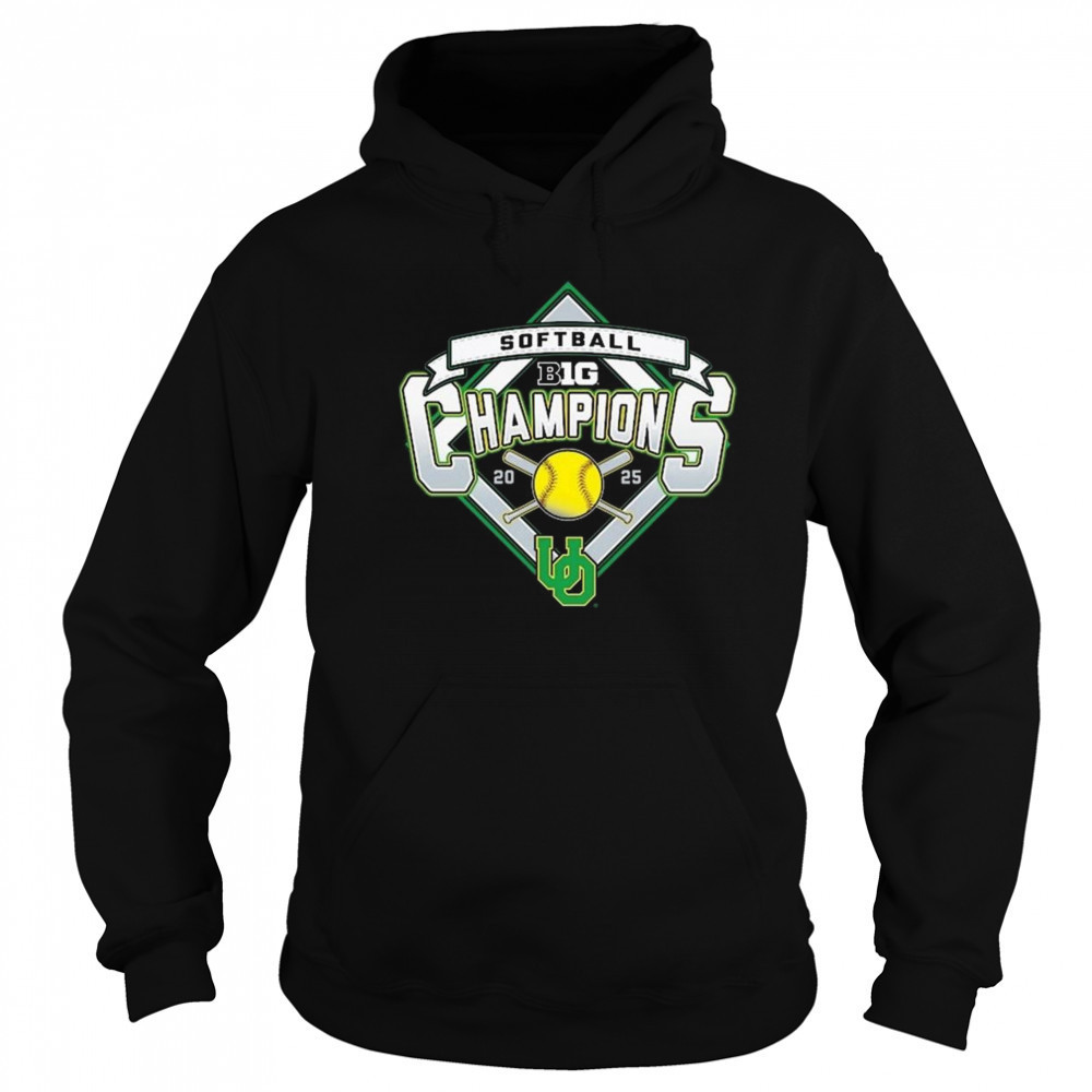 Oregon Ducks 2025 Big Ten Softball Regular Season Champions Shirt Hoodie