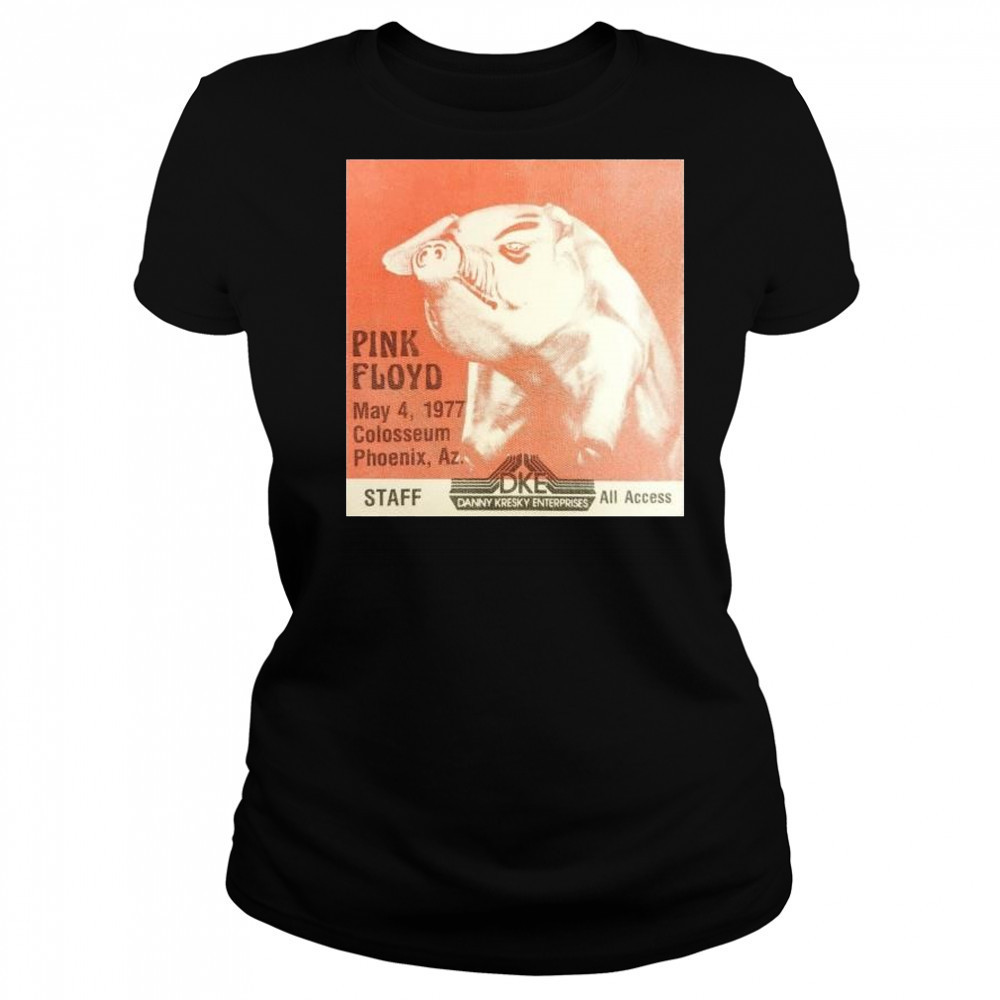 Pink Floyd May 4 1977 Colosseum Phoenix Az DKE Danny Kresky Enterprises t-shirt Women's T-shirt