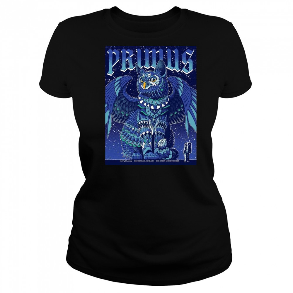 Primus Sessanta Huntsville Alabama 2025 Concert Poster At The Orion Amphitheater On May 4 2025 The Owl Sphinx Shirt Women's T-shirt