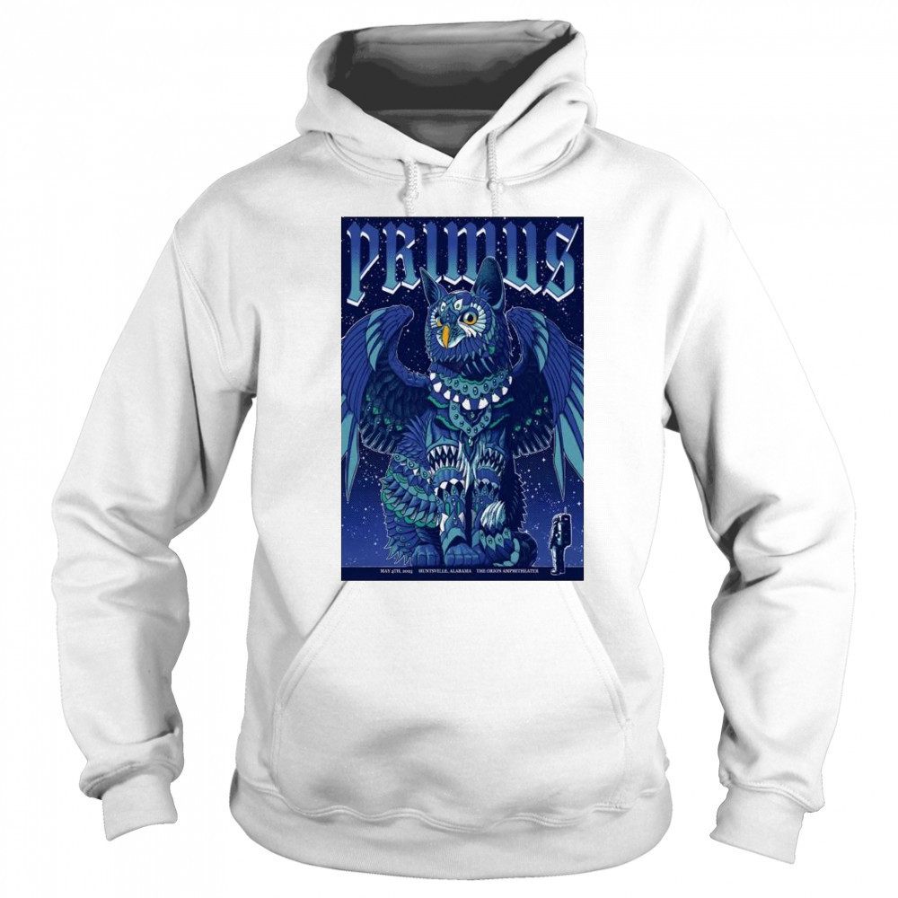 Primus The Orion Amphitheater May 4th 2025 Huntsville AL Tour t-shirt Hoodie