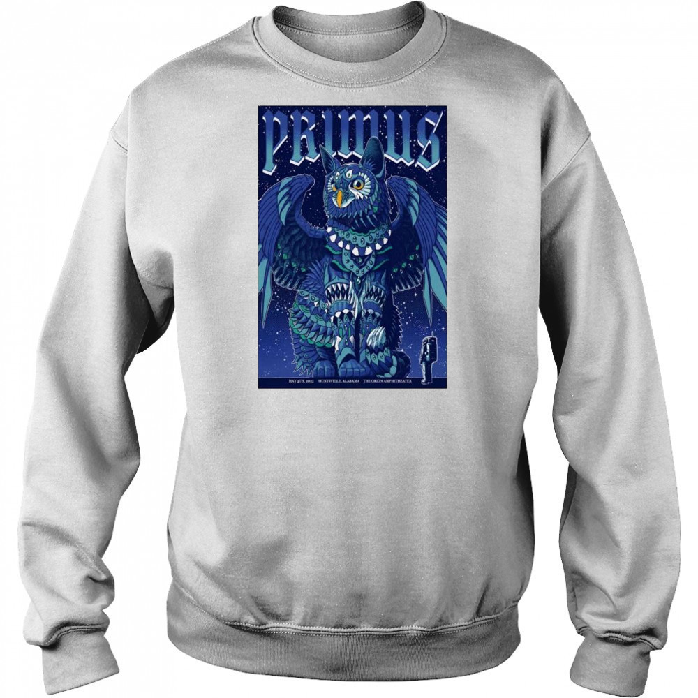 Primus The Orion Amphitheater May 4th 2025 Huntsville AL Tour t-shirt Sweatshirt