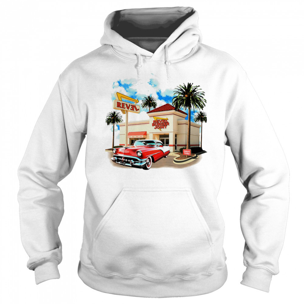 Revel burger joint oversized shirt Hoodie