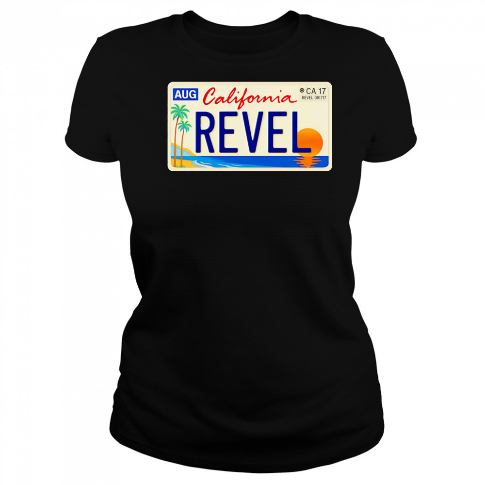 Revel California car plate oversized shirt Women's T-shirt