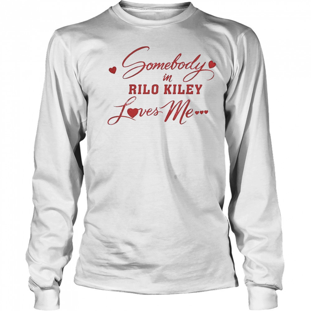 Rilo Kiley Somebody Loves Me Heart T-Shirt Long Sleeved