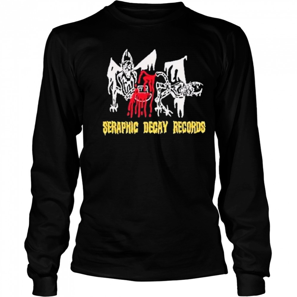 Seraphic Decay Records T-shirt Long Sleeved