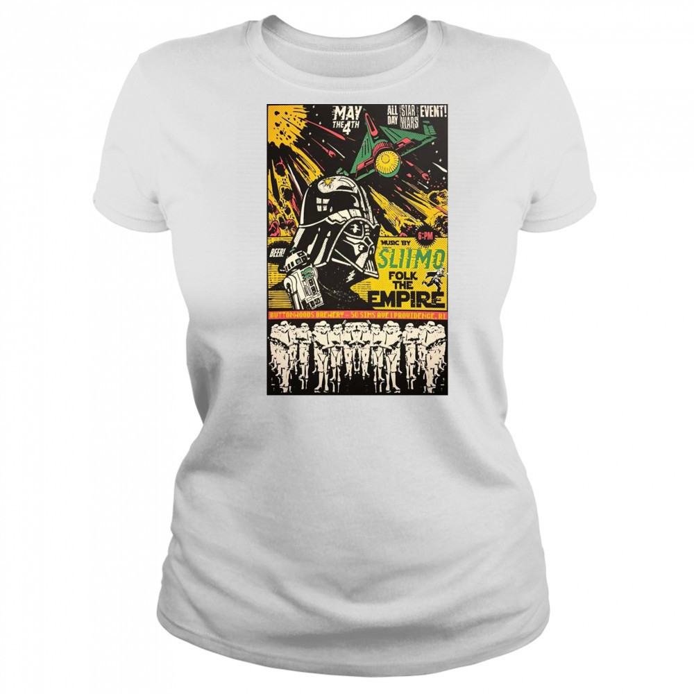Slimo and Folk The Empire Buttonwoods Brewery On May 4 2025 Shirt Women's T-shirt