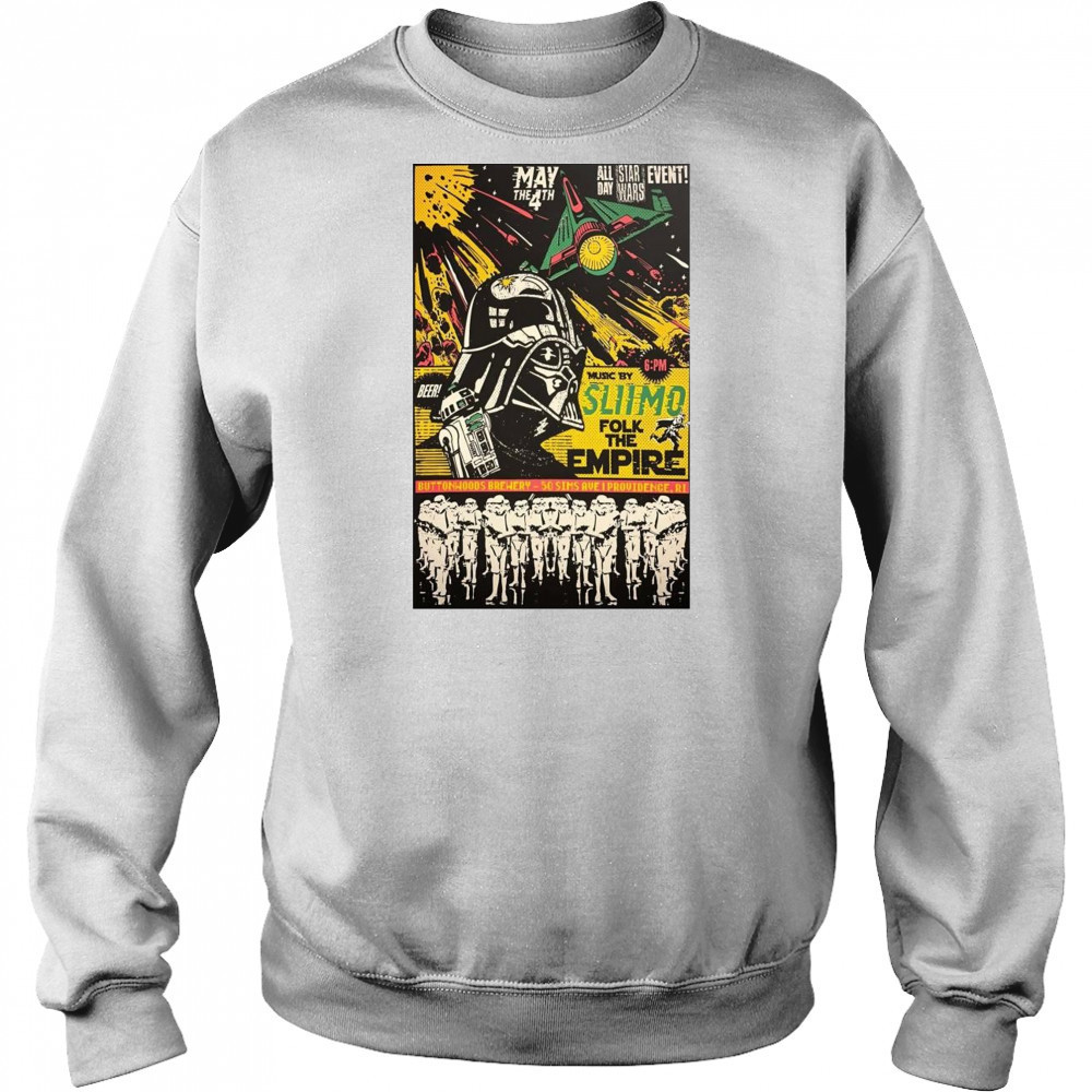 Slimo and Folk The Empire Buttonwoods Brewery On May 4 2025 Shirt Sweatshirt