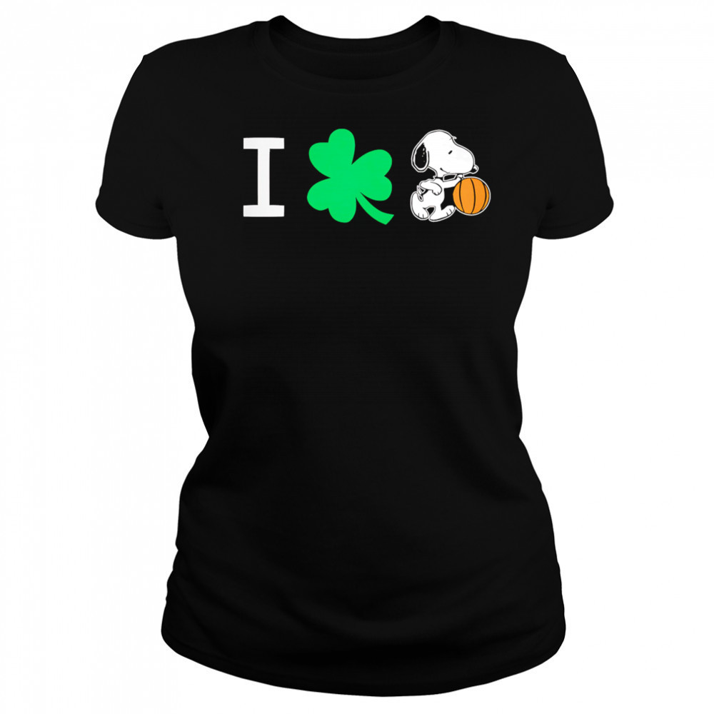 Snoopy St Patricks Day basketball shirt Women's T-shirt