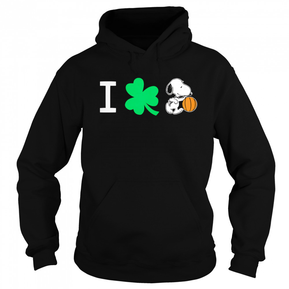 Snoopy St Patricks Day basketball shirt Hoodie