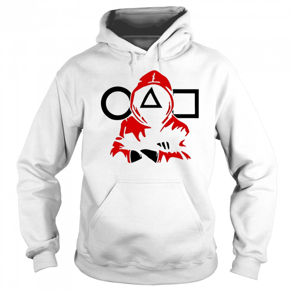 Squid Game round square triangle shirt Hoodie