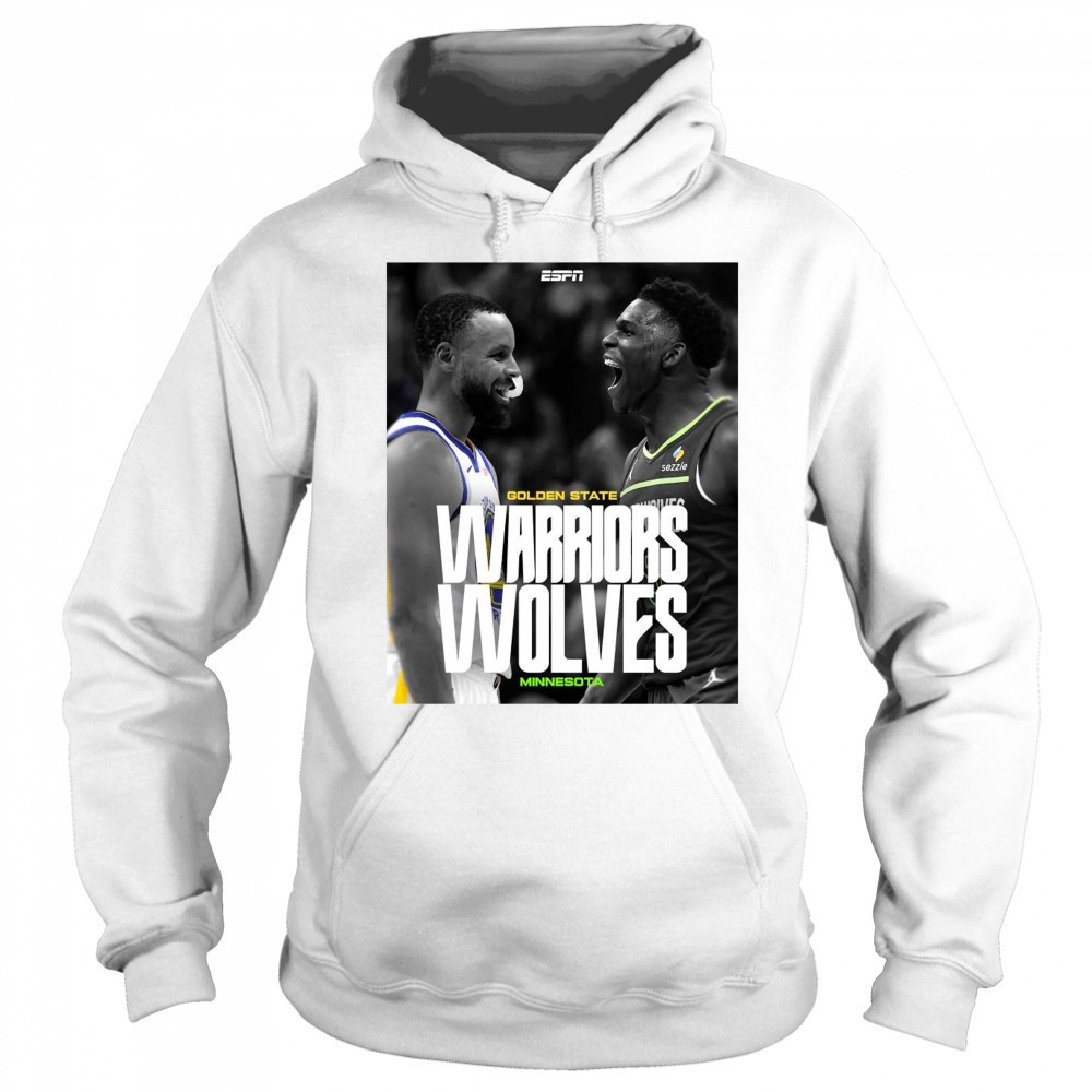 Stephen Curry Golden State Warriors Vs Ant Man Anthony Edwards Minnesota Timberwolves t-shirt Hoodie