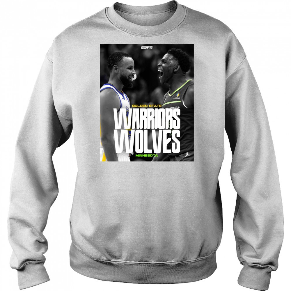 Stephen Curry Golden State Warriors Vs Ant Man Anthony Edwards Minnesota Timberwolves t-shirt Sweatshirt