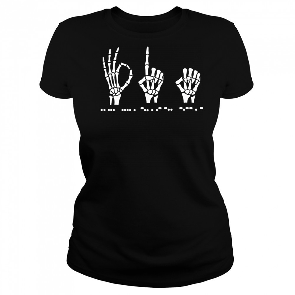 Subtle antI Trump sign language fdt shirt Women's T-shirt