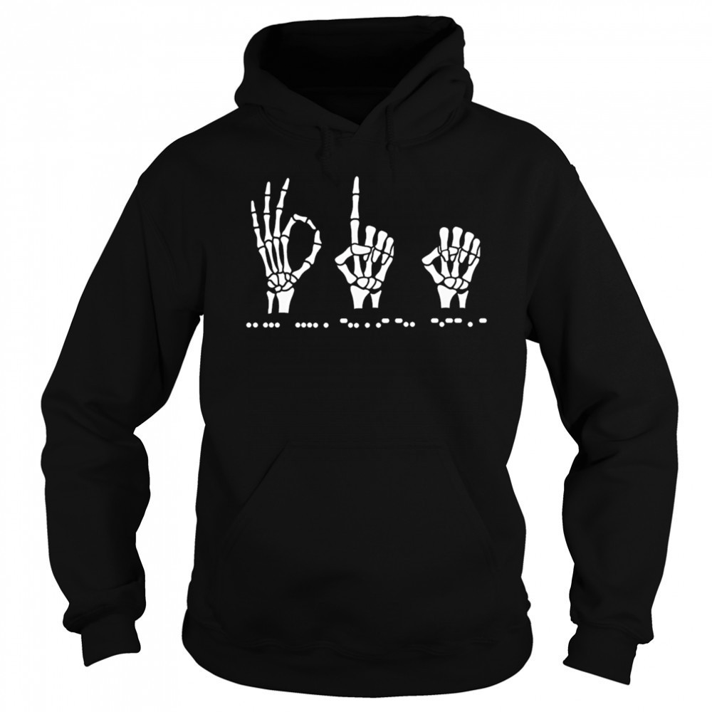 Subtle antI Trump sign language fdt shirt Hoodie