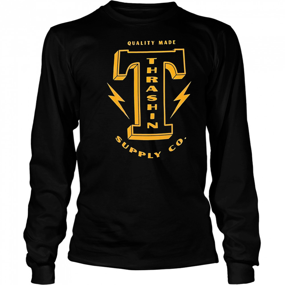 Thrashin Supply Quality Made Supply Co Bank T-Shirt Long Sleeved