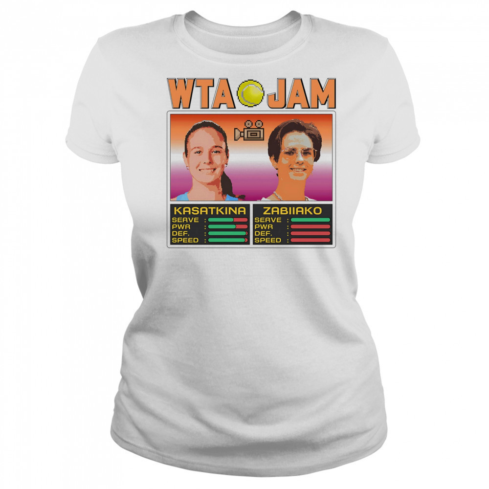 WTA Jam Kasatkina and Zabiiako shirt Women's T-shirt