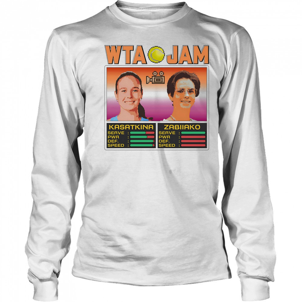 WTA Jam Kasatkina and Zabiiako shirt Long Sleeved