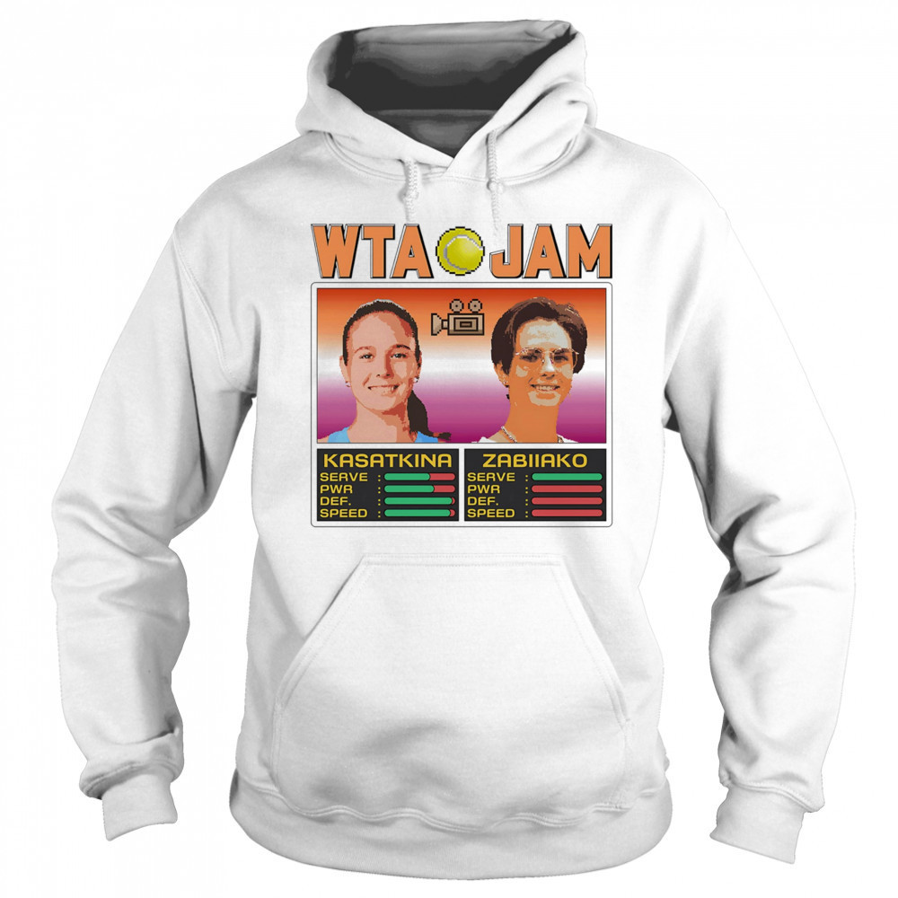 WTA Jam Kasatkina and Zabiiako shirt Hoodie