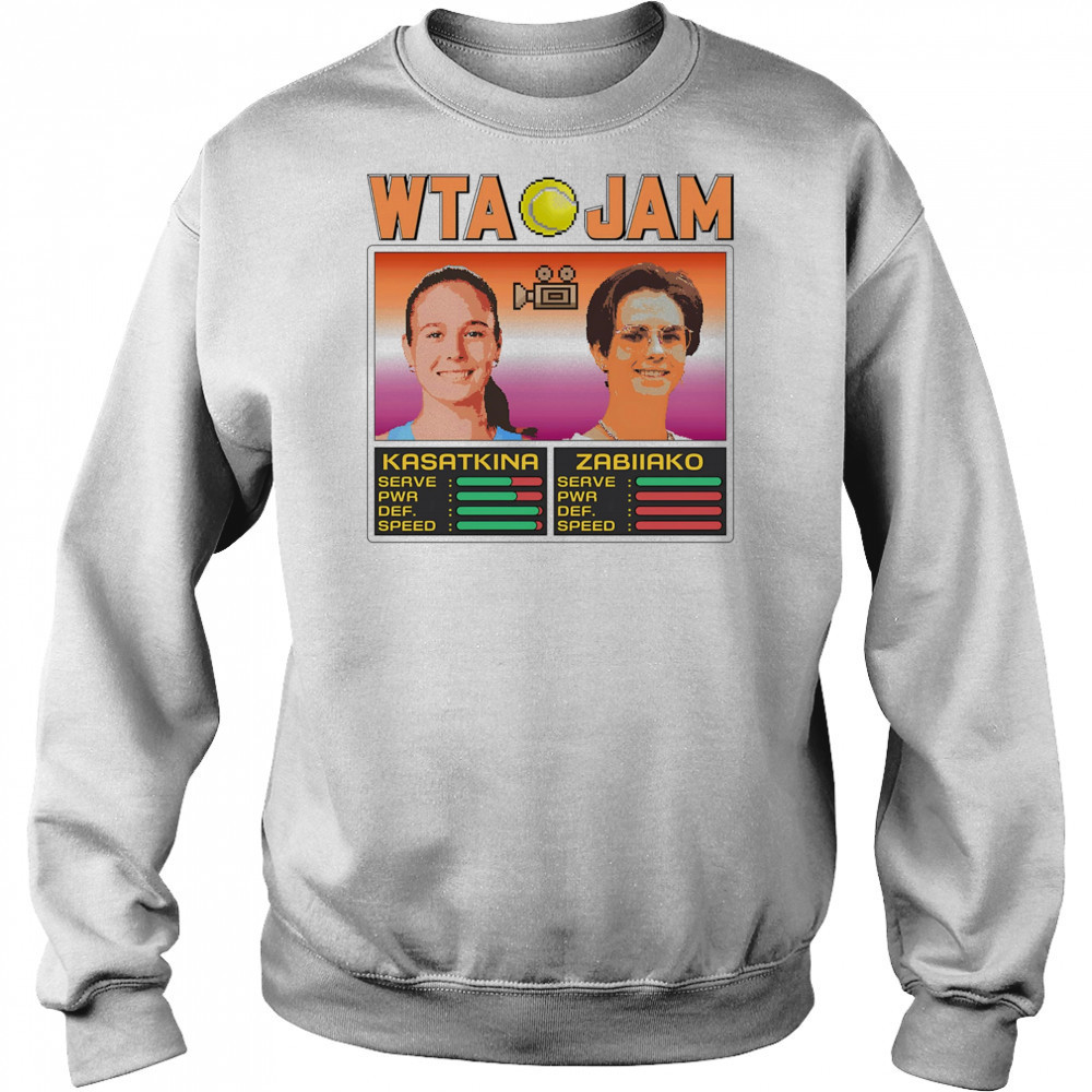 WTA Jam Kasatkina and Zabiiako shirt Sweatshirt