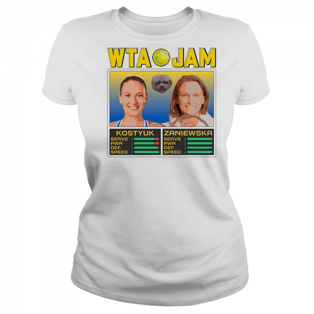 WTA Jam Kostyuk and Zaniewska shirt Women's T-shirt