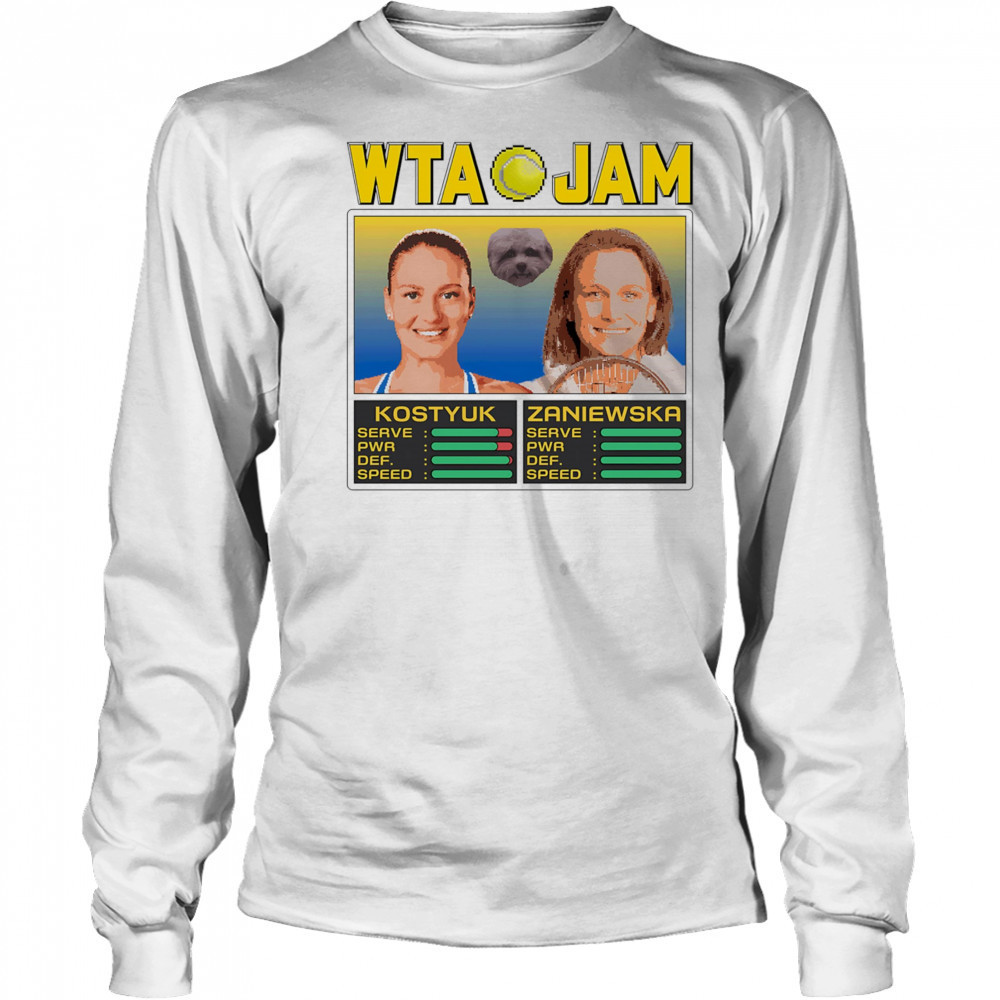 WTA Jam Kostyuk and Zaniewska shirt Long Sleeved