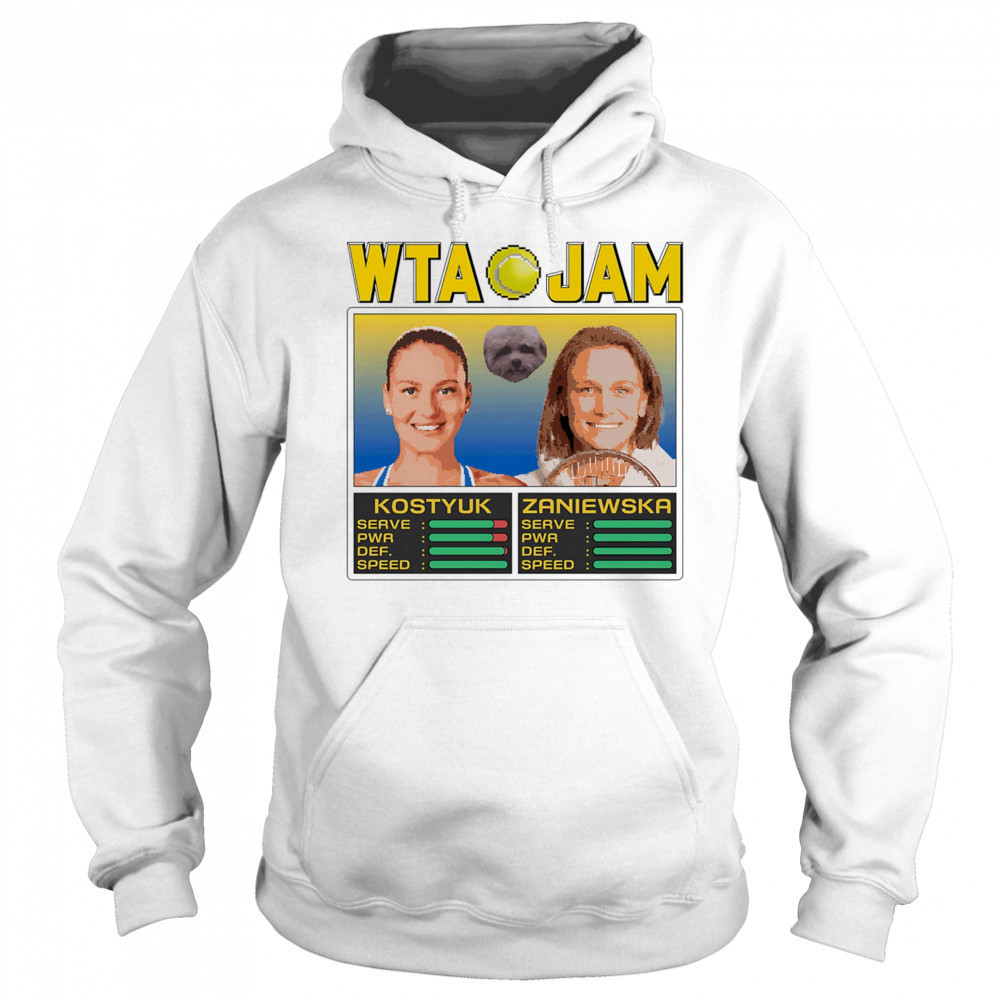WTA Jam Kostyuk and Zaniewska shirt Hoodie