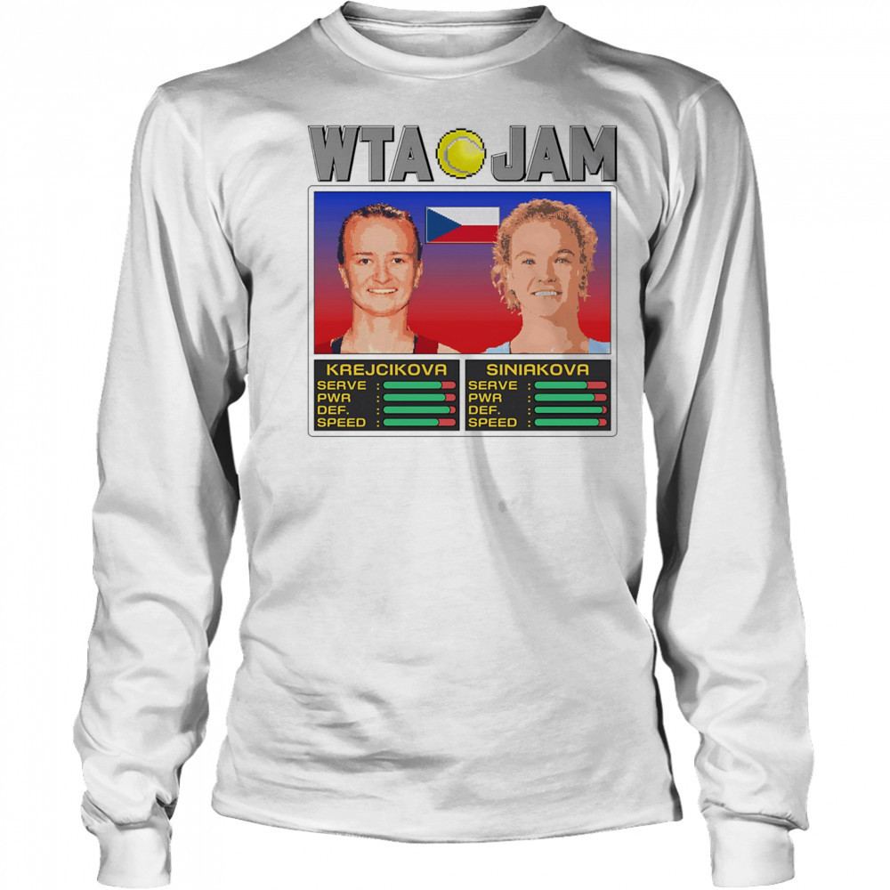 WTA Jam Krejcikova and Siniakova shirt Long Sleeved