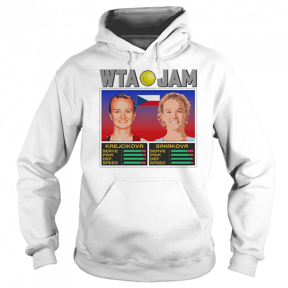 WTA Jam Krejcikova and Siniakova shirt Hoodie