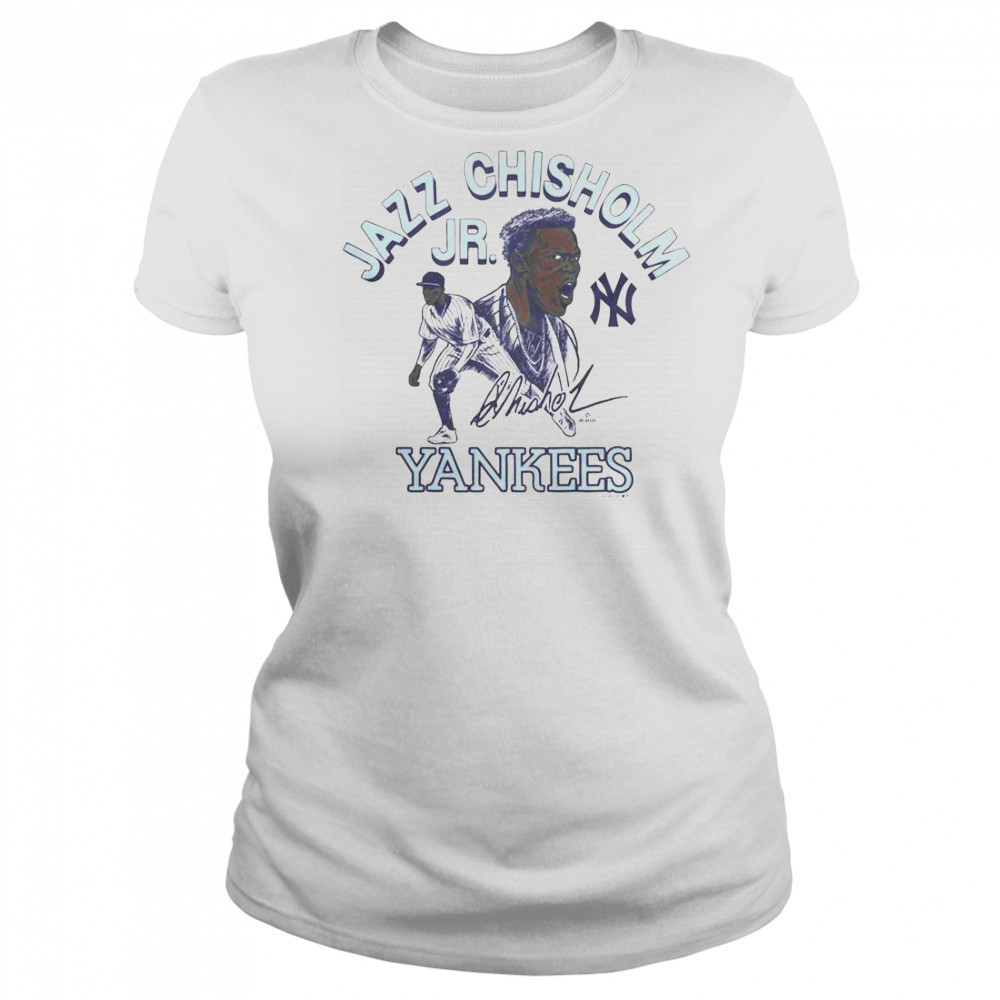 Yankees Jazz Chisholm Jr. Signature T-Shirt Women's T-shirt