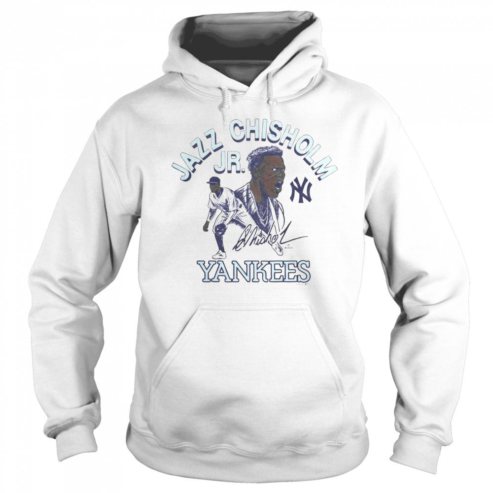 Yankees Jazz Chisholm Jr. Signature T-Shirt Hoodie