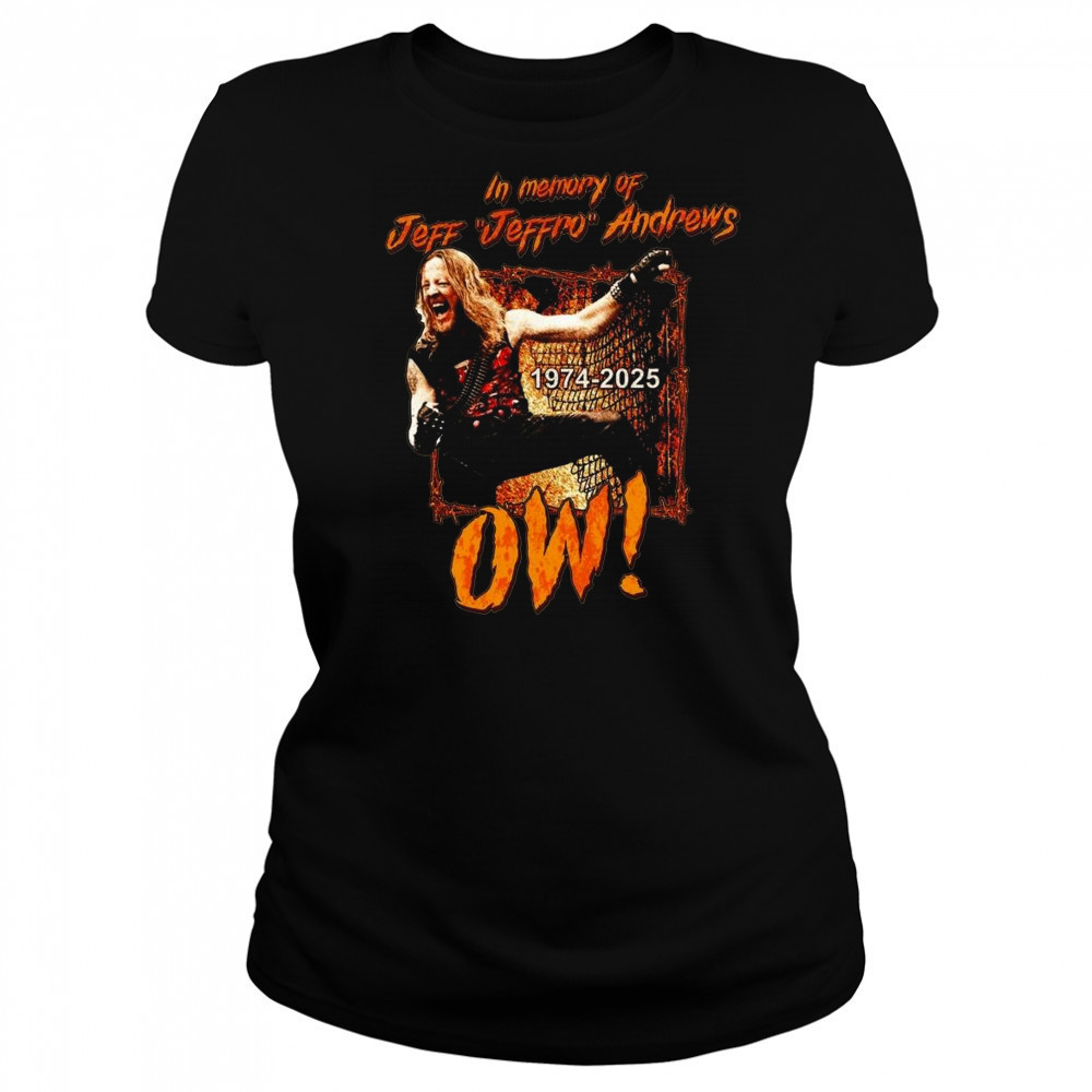 Armor Column Jeffro In Memory Of Jeff Jeffro Andrews 1974-2025 Shirt Women's T-shirt
