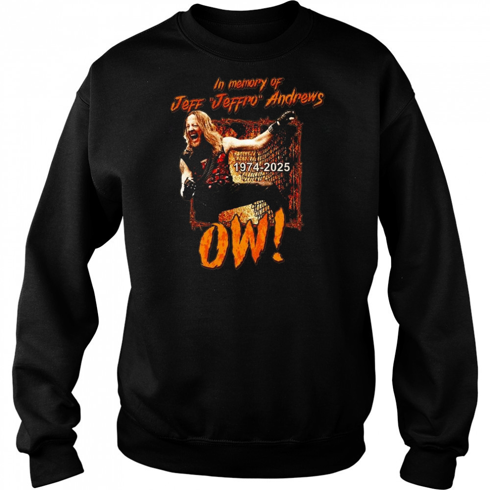 Armor Column Jeffro In Memory Of Jeff Jeffro Andrews 1974-2025 Shirt Sweatshirt