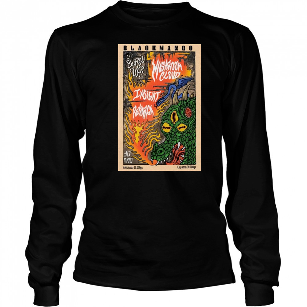 Black Mango Company May 102 2025 Burn Up Shirt Long Sleeved