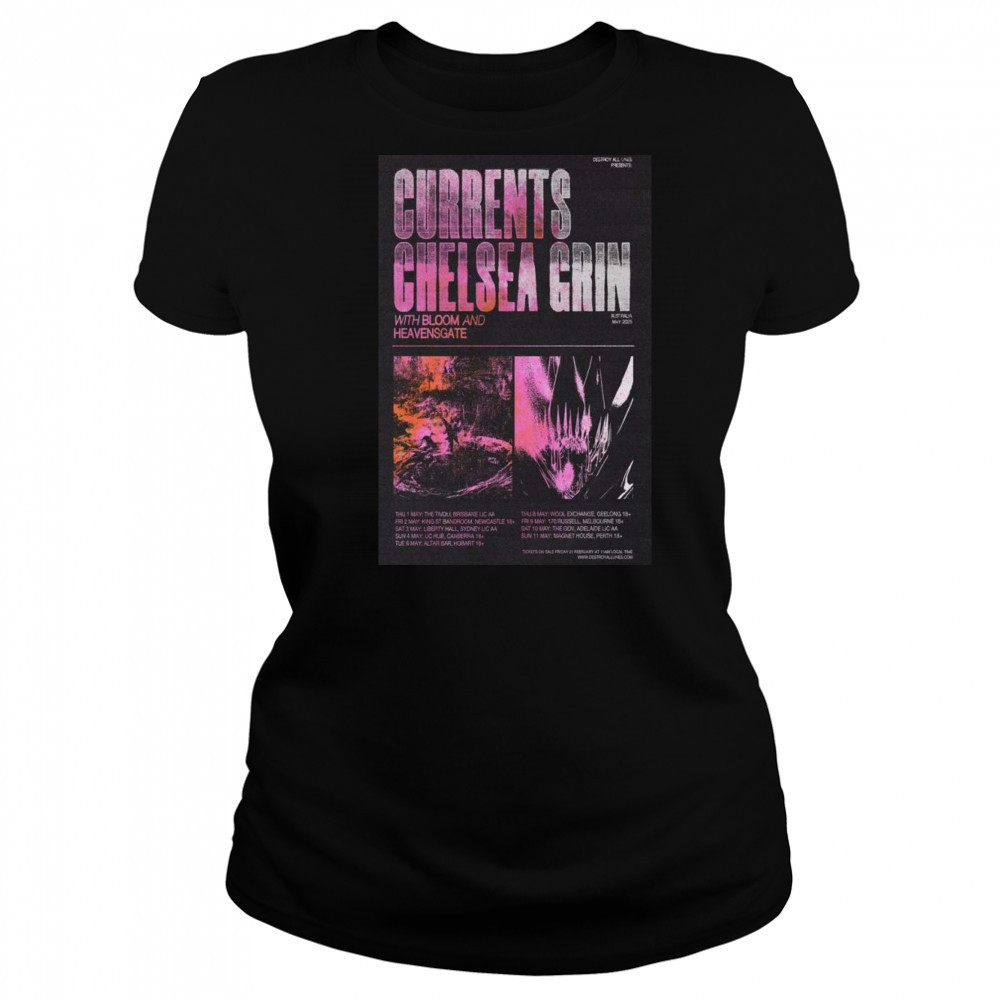 Currents Poster Australia May 2025 Tour Shirt Women's T-shirt