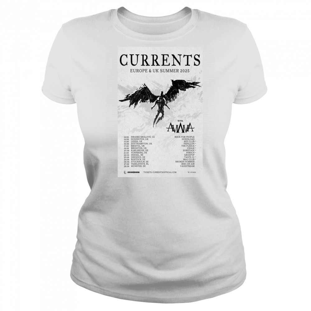 Currents Poster Europe & UK Summer 2025 Shirt Women's T-shirt